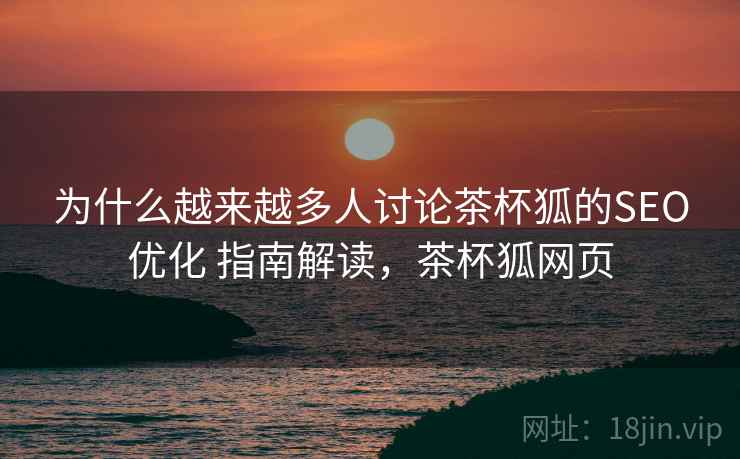 为什么越来越多人讨论茶杯狐的SEO优化 指南解读，茶杯狐网页