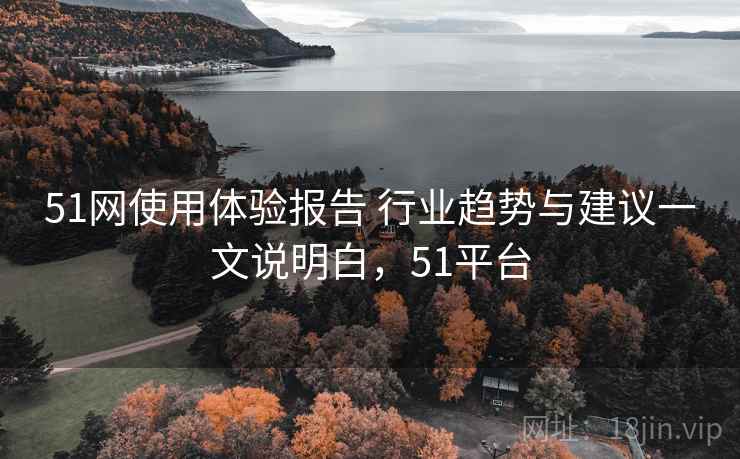 51网使用体验报告 行业趋势与建议一文说明白，51平台