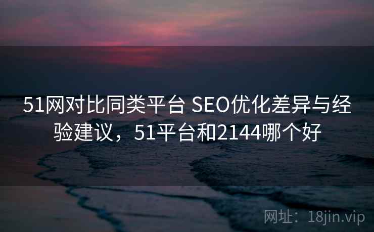 51网对比同类平台 SEO优化差异与经验建议，51平台和2144哪个好