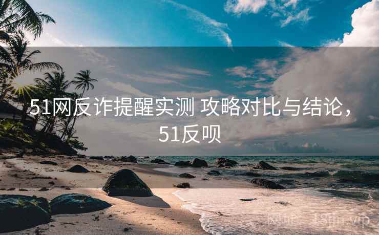 51网反诈提醒实测 攻略对比与结论，51反呗