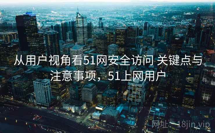 从用户视角看51网安全访问 关键点与注意事项，51上网用户