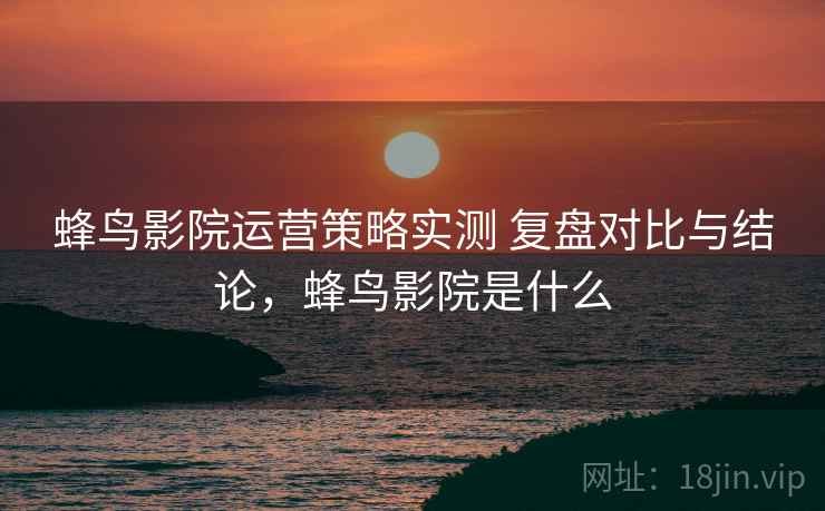 蜂鸟影院运营策略实测 复盘对比与结论，蜂鸟影院是什么